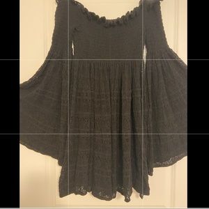 Black Princess Sleeve Dress by Free People
